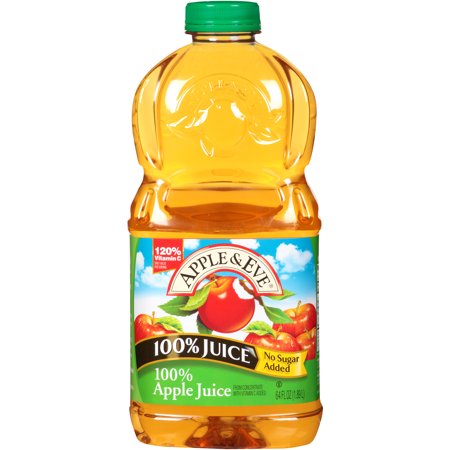 APPLE & EVE APPLE JUICE NATURAL OR 100% 64 FL. OZ. BTL. 