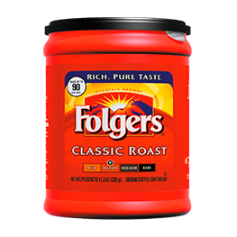 FOLGERS GROUND COFFEE SELECT VARIETIES 9.6 OZ. CNSTR.