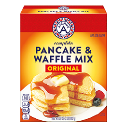 AVENUE A PANCAKE WAFFLE MIX COMPLETE 32 OZ. PKG.