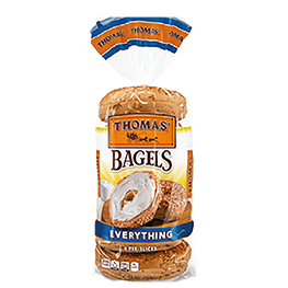 THOMAS BAGELS SELECT VARIETIES 20-22 OZ. PKG.