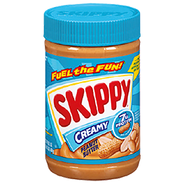 SKIPPY PEANUT BUTTER SELECT VARIETIES 15-16.3 OZ. JAR