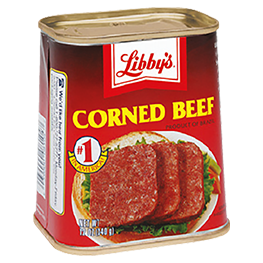 LIBBY’S CORNED BEEF REGULATORS LESS SODIUM 12 OZ. CAN