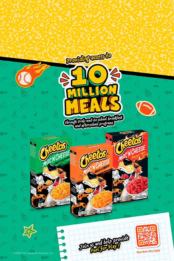 Back to School is upon us, and this year Cheetos partnered with GENYOUth to provide access to 10 Million Meals through grab-and-go school breakfast and after school programs. ✏️ 🚌 👏🏼 Support their mission with every variety pack you purchase!