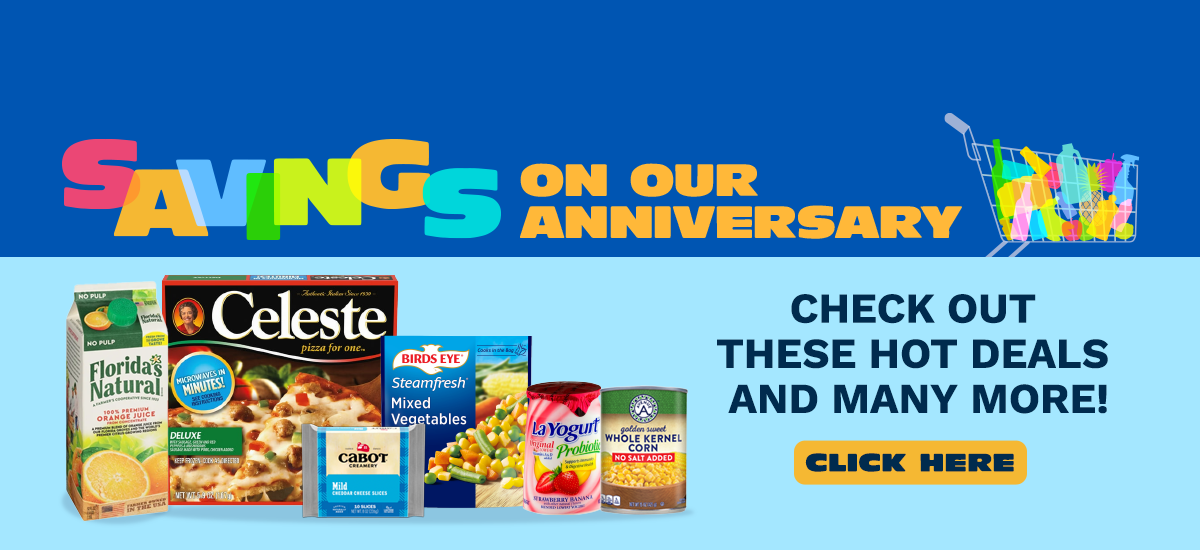 Savings on our Anniversary, click here to check out more deals