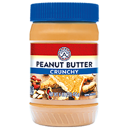 AVENUE A PEANUT BUTTER SMOOTH OR CRUNCHY 16 OZ. JAR