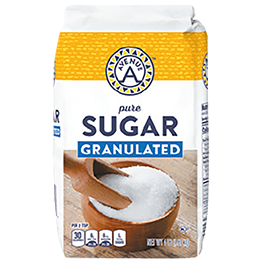 AVENUE A GRANULATED SUGAR 4 LB. PKG.