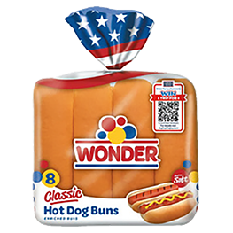 WONDER HAMBURGER OR HOT DOG ROLLS 8 PK. 13-15 OZ. PKG. OR HAWAIIAN ROLLS 8 CT. 15 OZ.
