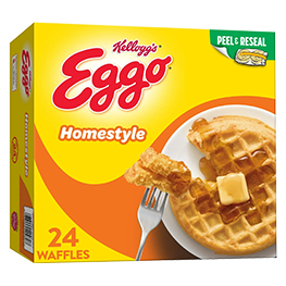 EGGO MINI WAFFLES CINNAMON TOAST FAMILY PACK 24 CT 25.8 OZ