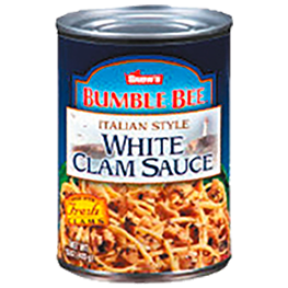 BUMBLE BEE CLAM SAUCE RED OR WHITE 15 OZ. CAN 