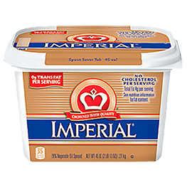  IMPERIAL MARGARINE SPREAD 45 OZ. BOWL 