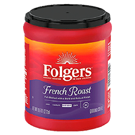 FOLGERS GROUND COFFEE SELECT VARIETIES 9.6 OZ. CNSTR.