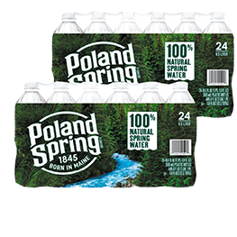 POLAND SPRING WATER 24 PK. 405.6 FL. OZ. +DEP. 