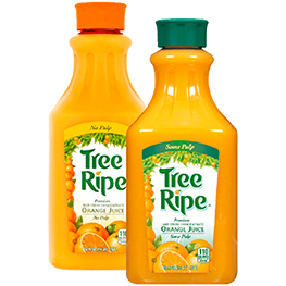  TREE RIPE PREMIUM ORANGE JUICE 52 FL. OZ. CONT.