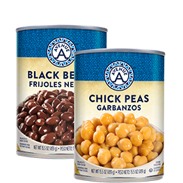 AVENUE A BEANS SELECT VARIETIES 15.5 OZ. CAN OR CHICK PEAS