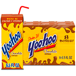 YOO-HOO STRAWBERRY DRINK 8 PK. OR CHOCOLATE 52 FL. OZ. PKG.
