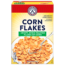 AVENUE A CORN FLAKES CEREAL 18 OZ. PKG.