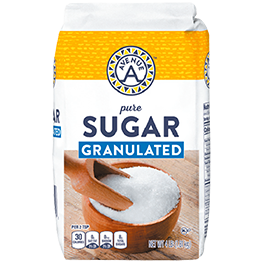 AVENUE A GRANULATED SUGAR 4 LB. PKG. 