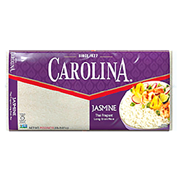CAROLINA JASMINE RICE 20 LB. PKG.