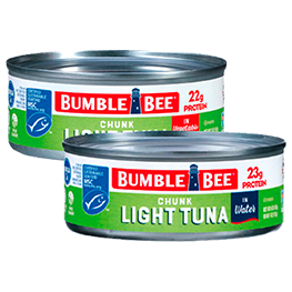 BUMBLE BEE CHUNK LIGHT TUNA IN OIL OR WATER 5 OZ. CAN